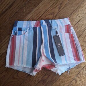 Tractr girls Brittany striped shorts